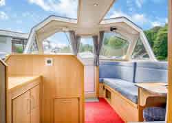 Interior image of boat